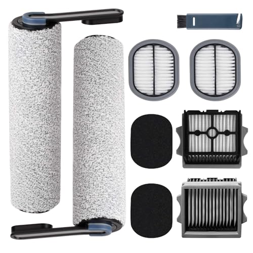 Image of keluke Only S5Combo - Replacement Roller Brush and Filters Compatible with Tineco Floor One S5Combo Wet Dry Cordless Vacuum Cleaner(Not for Others S5 Series Models) 2 Brushes Roller,4 Filters
