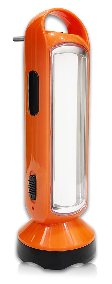 Pick Ur Needs Rechargeable Emergency Torch Light LED Lantern 5W +18 Bright SMD Tube 1600mAH Perfect Flashlight for Home (Modern Orange) (B09FLGQ1WR) Amazon Price History, Amazon Price Tracker