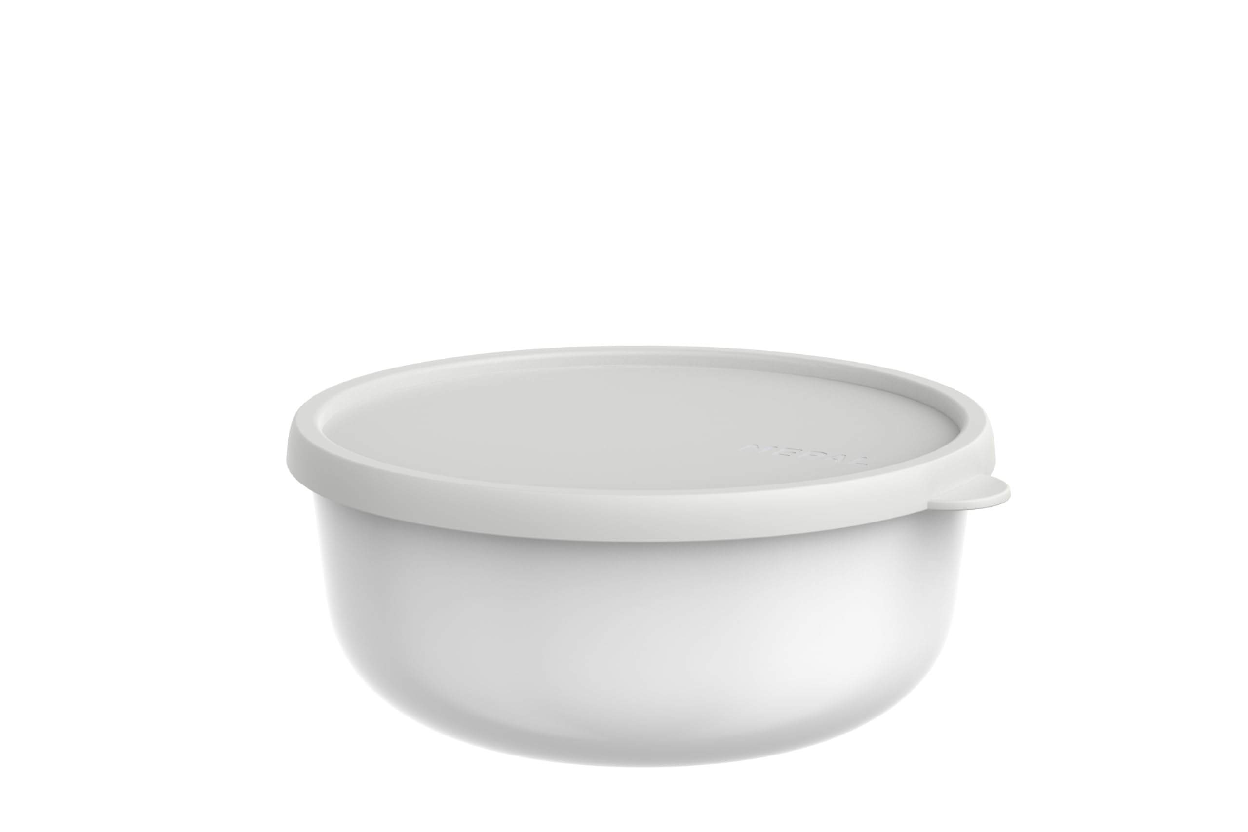 Mepal Microwave Container Lumina, Food Storage Containers with Lid Suitable for Fridge, Freezer, Steam Oven, Microwave and Dishwasher, Kitchen Storage Bowls, Bowl with Lid, 1500 ml, White