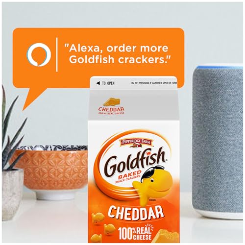 Image of Goldfish Cheddar Cracker and Flavor Blasted Xtra Cheddar Crackers, Snack Crackers, 30 oz Cartons, 2 CT box