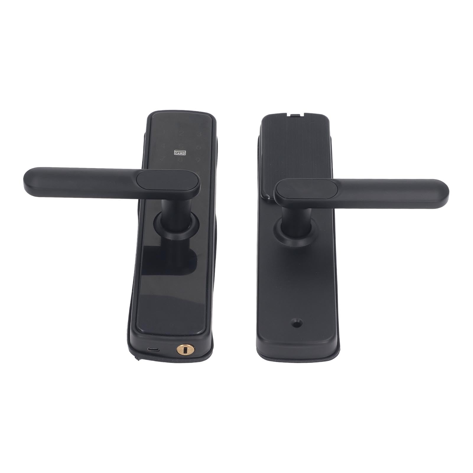 Smart APP Password Lock Serratura Elettronica Digitale con Maniglia Sblocco Scheda Impronta Digitale per Porte Interne Esterne