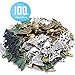Aylifu 100g (about 30 pieces) Metal Alloy Bat Pendant Charm Mixed Halloween Flittermouse Flying Vampire Connector Charms for Jewelry Making Bracelet Necklace