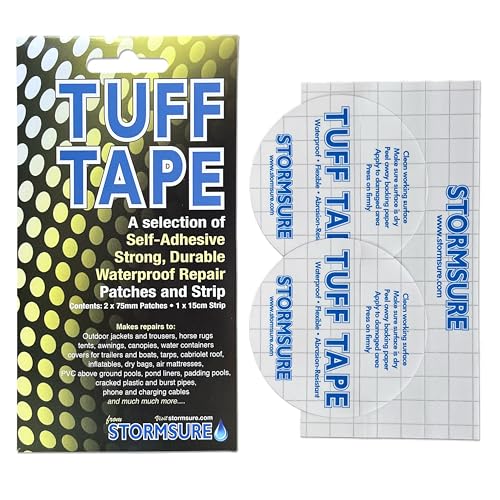 Stormsure Waterproof TUFF Tape Patches and Strip