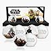 FANTASY CLUB Star Wars The Book of Boba Fett - Collezione di edizione limitata di 3 monete/medaglioni u argentate e finite a tutto colore + scatola decorativa e certificata