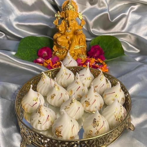 Image of Modak Shape Mould Silicone 15 Cavity Mold for Candle Making Molds Spiral Shape Mithai Moulds Resin Art Crafts Chocolate Cake Dessert