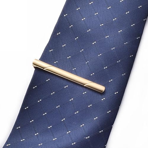 Image of Yoursfs Classic Slash Tie Clips for Men Regular Tie Bar Stainless Steel Tie Clip for Formal Occasions Wedding Anniversary Business