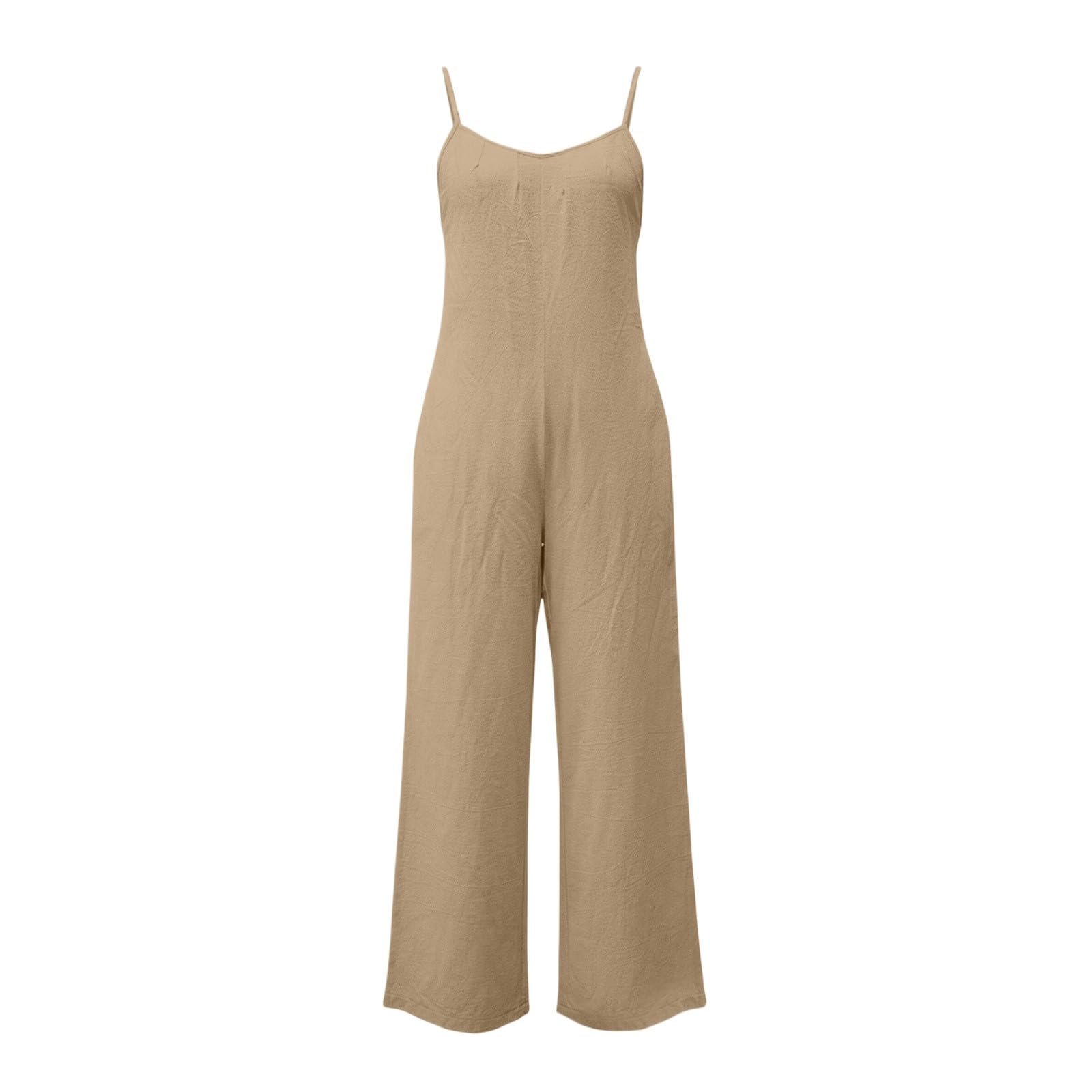 Tuta estiva da donna, senza maniche, elegante, con schiena scoperta