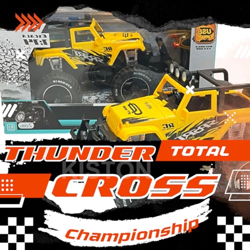 Carrinho de Controle Remoto Rally Captor, Luz Farol, RC Fora de Estrada, 7 Funções, Brinquedo Infant