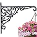 KiaoTime Cast Iron Hanging Hook Bracket Wall Hanger 12
