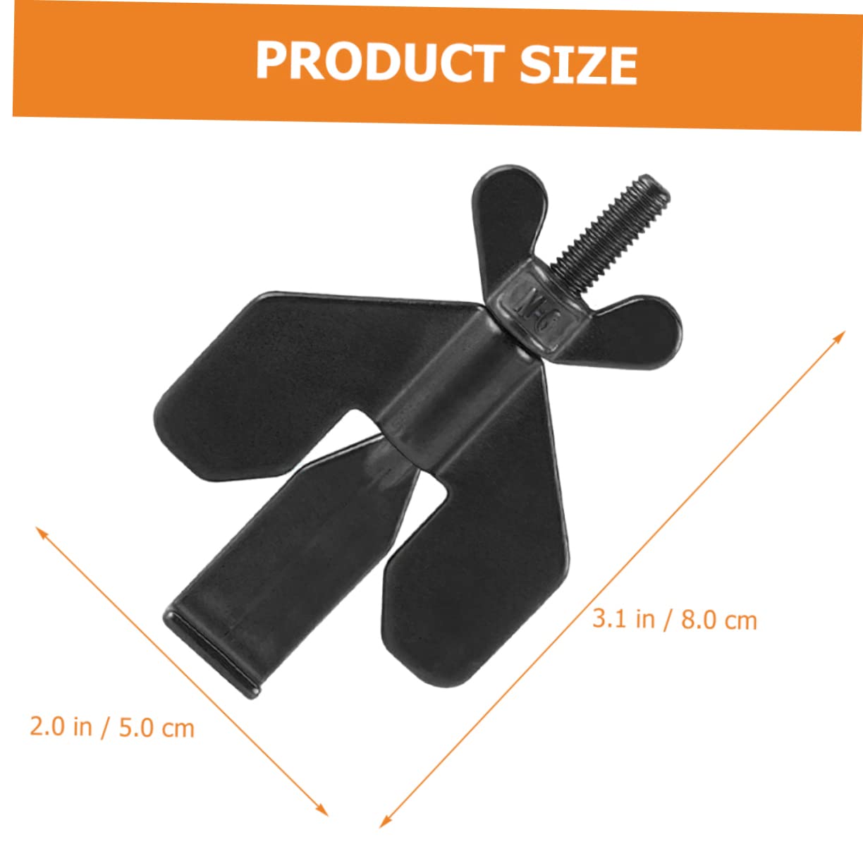 Operitacx 5 Pièces Verrou de Porte Portable Inoxydable Dispositif de Sécurité pour Maison et Butée de Porte Durable et Pratique Installation Sans Perçage