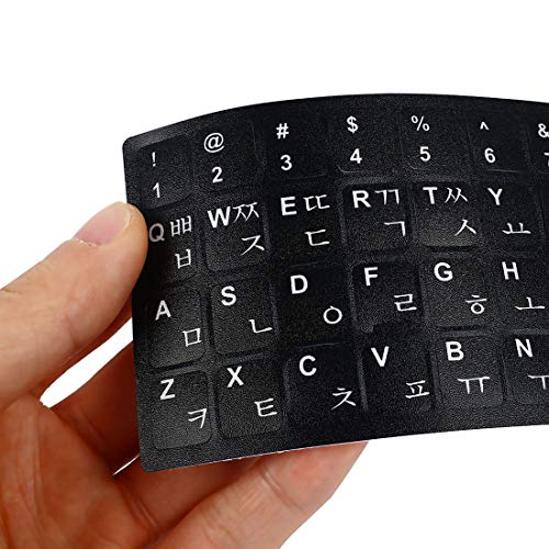 Protector de teclado GARASANI 3 pack blanco letras coreanas miniatura 4
