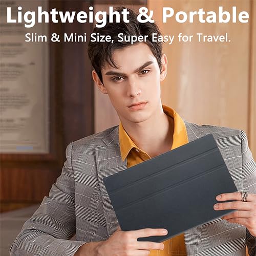 Image of Portable Monitor 10.5'' 1920x1280 (3:2) IPS Display, 100% sRGB, 430 Nits HDR, USB-C & HDMI Travel Monitor with Smart Case & Speakers, External Monitor for Laptop Mac Phone PS5 Xbox Switch
