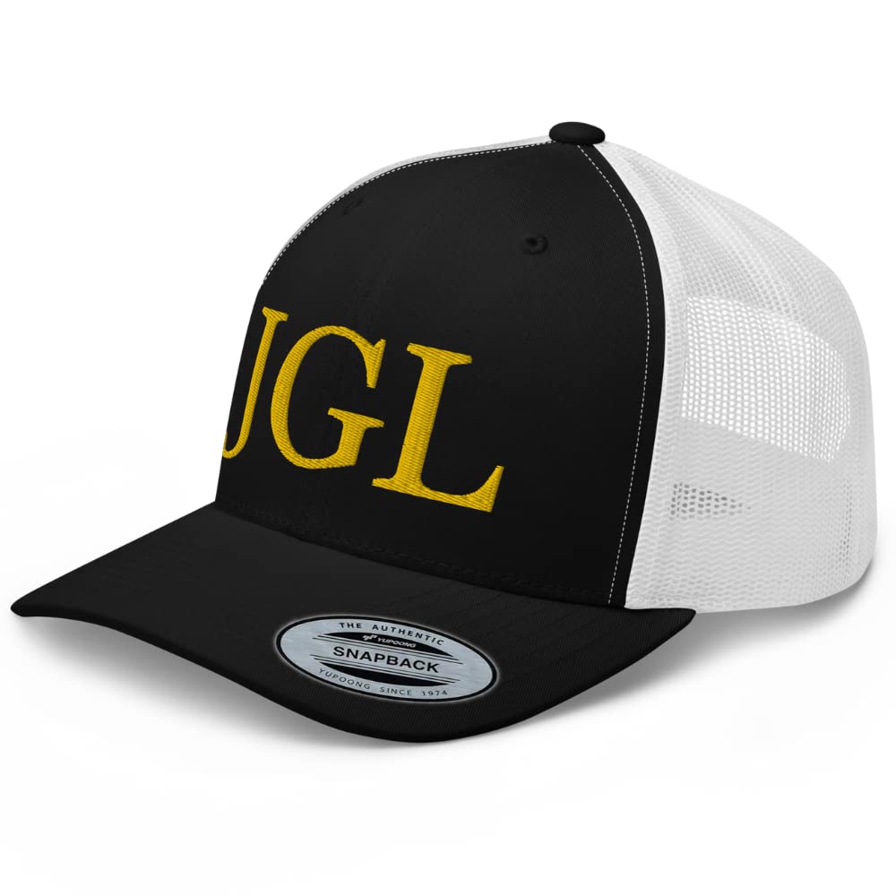 JGL Gold Embroidered Trucker Hat Chapo Guzman Chapito 701 Snapback Hat Adjustable Hat | G…