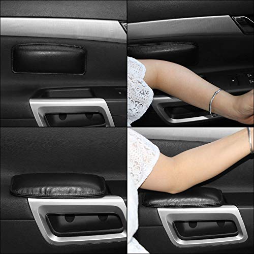 Sunjoyco 2 Pack Car Knee Cushion, Auto Center Console Knee Leg Elbow Cushion Soft Pad, Elastic Thigh Support Comfort Pillow Car Interior Accessories For Foot Knee Pain Relief (Black) #TOP5