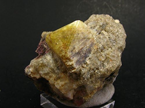 Rhodizite Rhodozite Crystal On Matrix From Madagascar - 2.1"