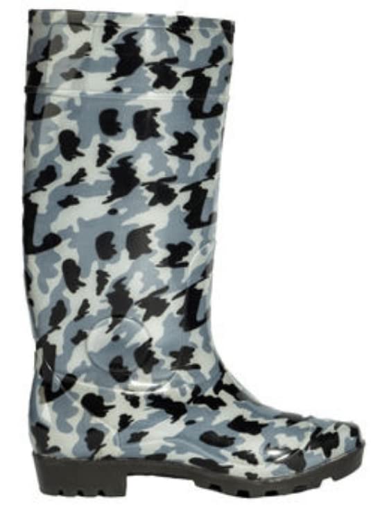 Gumboots for Men 15 inch Rubber Bottom Fauji (Numeric_7) Grey (B0BS75NY8F) Amazon Price History, Amazon Price Tracker