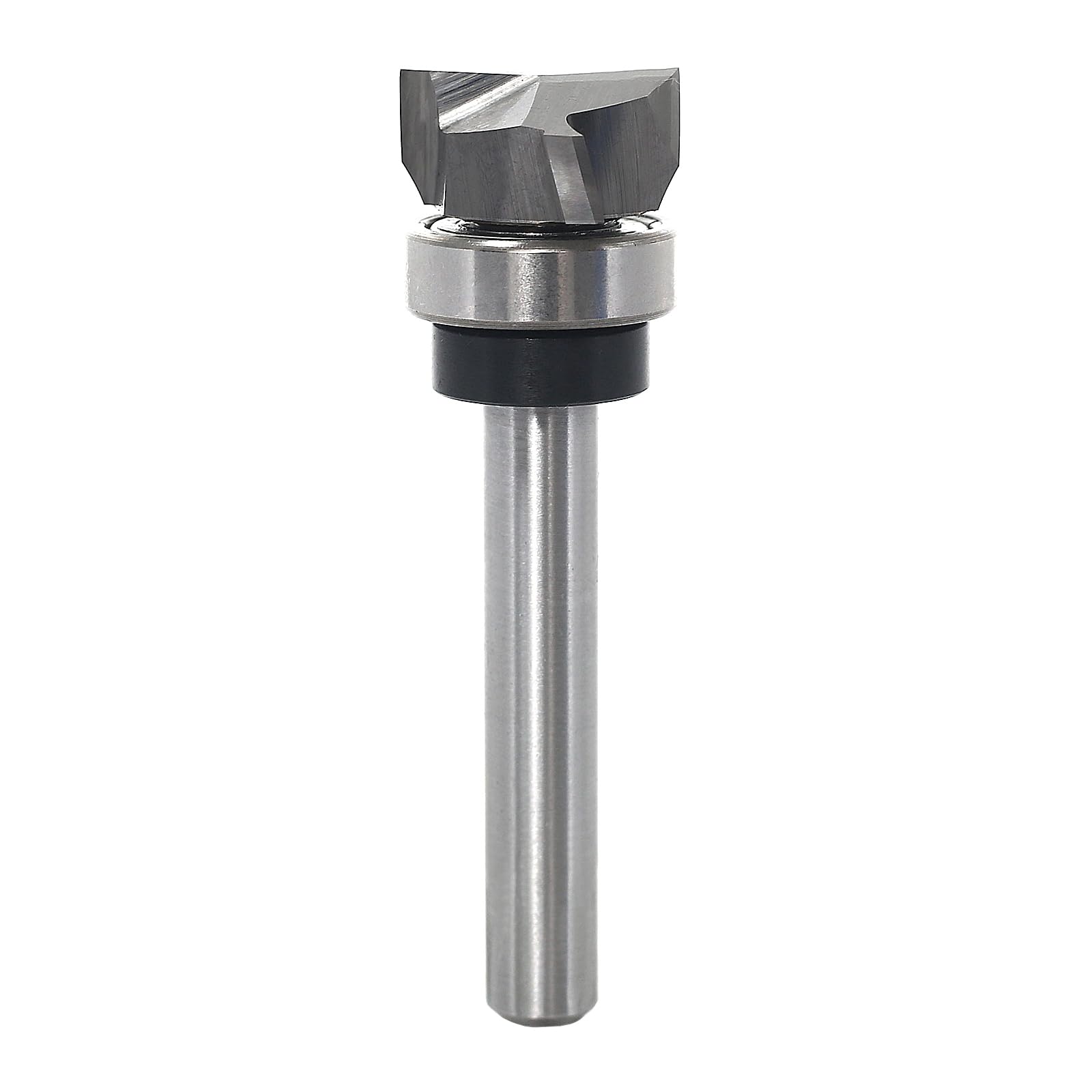 Fresa en espiral de 8 mm, vástago de compresión hacia arriba y abajo, fresa en espiral para fresadora, diámetro de corte de 19 mm, altura de corte de 10 mm, ranura en espiral, fresadora de