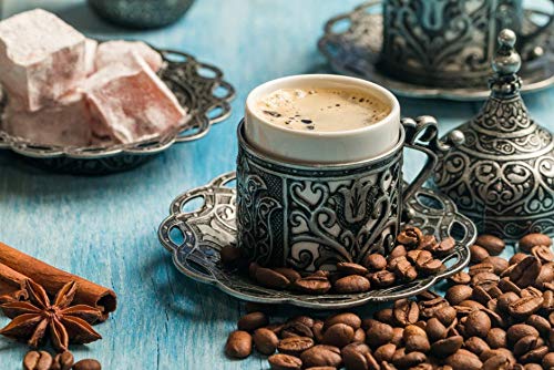Dibek Coffee,Turkish Coffee,Dibek Kahvesi,Premium Fine Ground Arabica Coffee, Medium Roast, Authentic Turkish Specialty,Fresh Roasted,Turk Kahvesi By Hakkı Efendi 200 Gr 7 Oz Halal قهوة تركية #TOP3