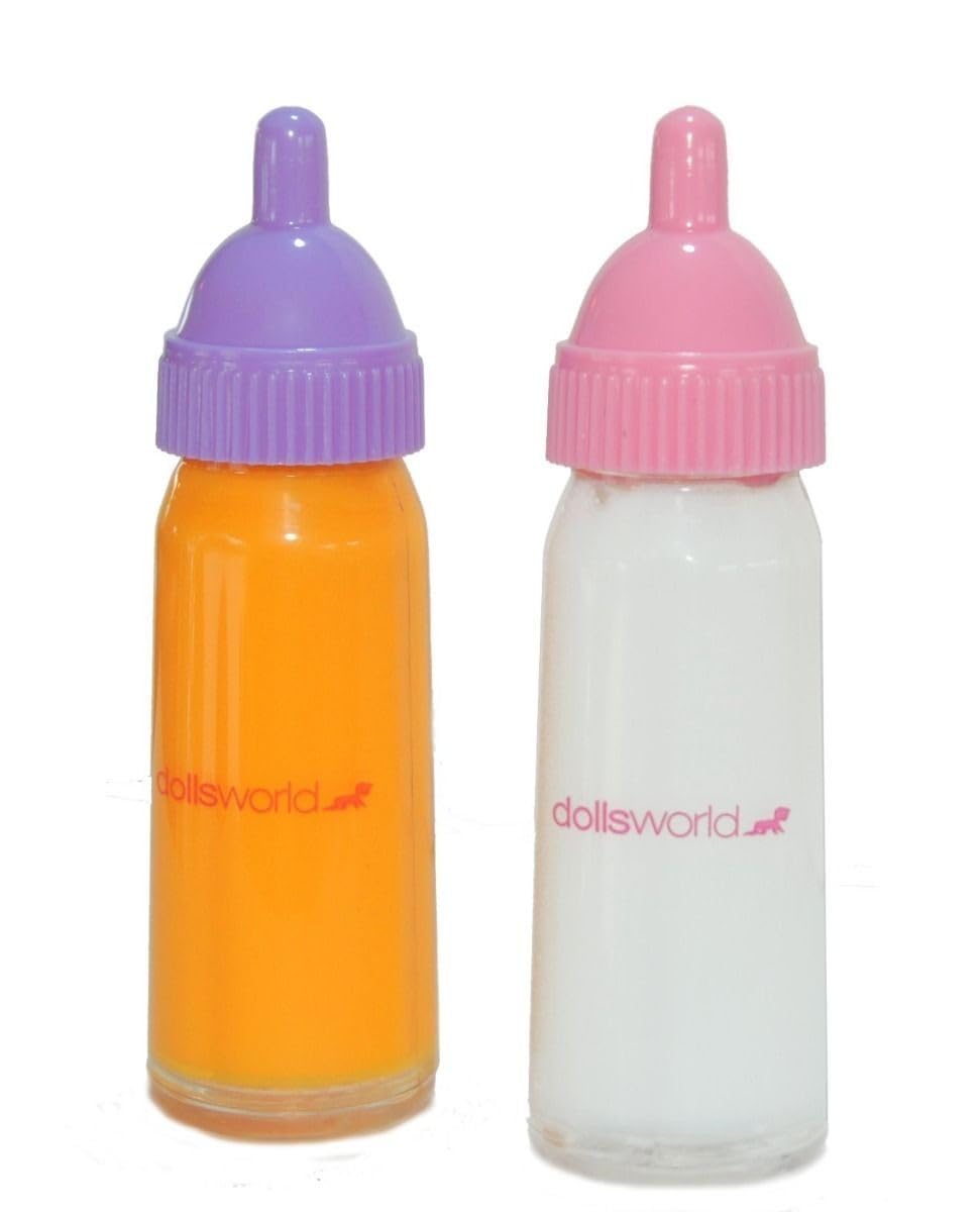 DOLLSWORLD from Peterkin | Magic Bottles & Dummy | Includes magic milk bottle and magic juice bottle | Dolls & Accessories | Ages 3+