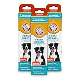 Arm & Hammer for Pets Dental Toothpaste for Dogs | No More Doggie Breath | Safe for All Dogs and Puppies | Chicken Flavor Dog Toothpaste - 2.5 Ounce - 3 Pack