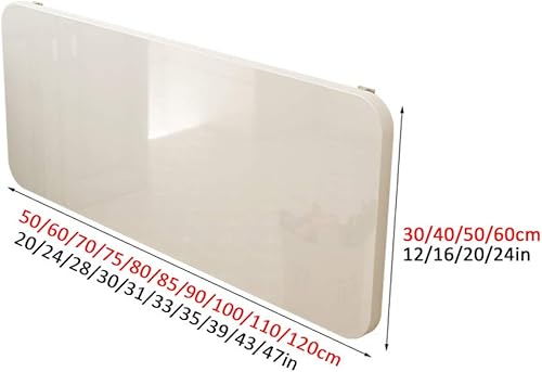 Miniatura 3 de KDDEON Mesa plegable flotante montada en la pared, escritorio multifuncional para niños, escritorio de escritorio, mesa de trabajo de garaje, 4