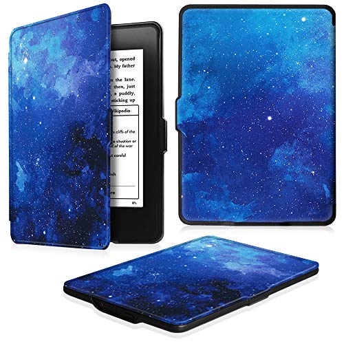 FINTIE Slimshell Case for Kindle Paperwhite - Fits All Paperwhite Generations Prior to 2018 (Not Fit All-New Paperwhite 10th Gen), Starry Sky