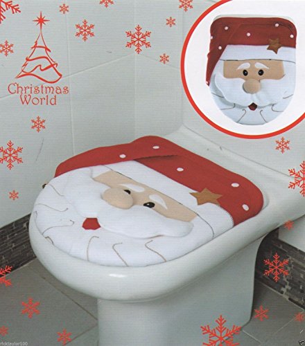 Preisvergleich Produktbild Toilettensitz Überzug, Weihnachtsmann Motiv