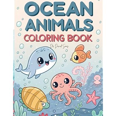 Ocean Animals Coloring Book