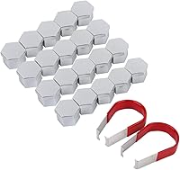 Vista 3 de Herramientas de reparación de neumáticos y ruedas, 20Pcs Rueda Lug Tuerca Perno Hub Tornillo Cubierta Neumático Decoración Protectora