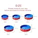 Galapara Piscina Plegable para Perros, Bañera Plegable de Mascotas Baño Portátil para...