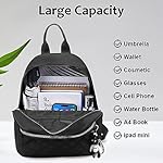 Rucksack Damen Klein, Wasserdicht Rucksäcke Daypacks, Nylon Reiserucksack, Anti-Thef Arbeitsrucksack, Casual Daypack, Rucksacktasche für Reisen Arbeit Wandern – Bild 3
