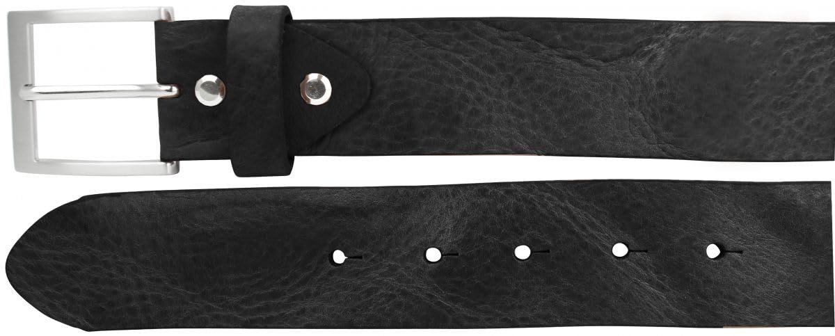 BELTINGER Jeans-Gürtel aus Vollrindleder Used-Look 4 cm | Leder-Gürtel für Herren 40mm | Herren-Gürtel im Vintage-Look 4cm
