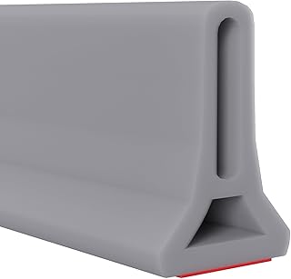 Hi-Na 3ft/5ft/6ft/8ft10ft Collapsible Shower Threshold Water Dam Water Barrier for Shower and Water Stopper