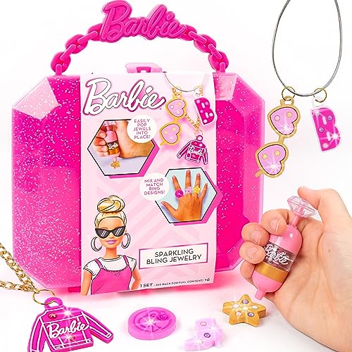 Kit de fabrication de bijoux étincelants Barbie, le cadeau d'anniversaire idéal pour filles