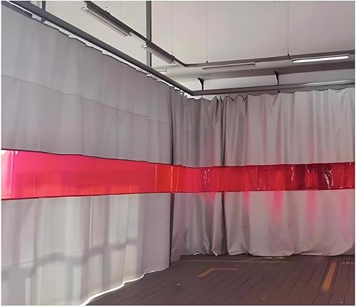 JvFbjLF Flame-retardant Welding Screens With Silicone Coating For Industrial Welding Curtains For Warehouses And Workshops(3x3 m/9.8x9.8 ft)