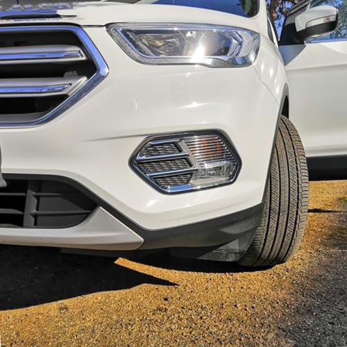 Couvercle de phare antibrouillard chromé pour Ford Kuga et Escape 2017-2019