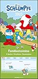  Familienplaner Die Schlümpfe 2023 - Familien-Timer 22x45 cm - mit Ferienterminen - 5 Spalten - Wandplaner - viele Zusatzinformationen - Alpha Edition