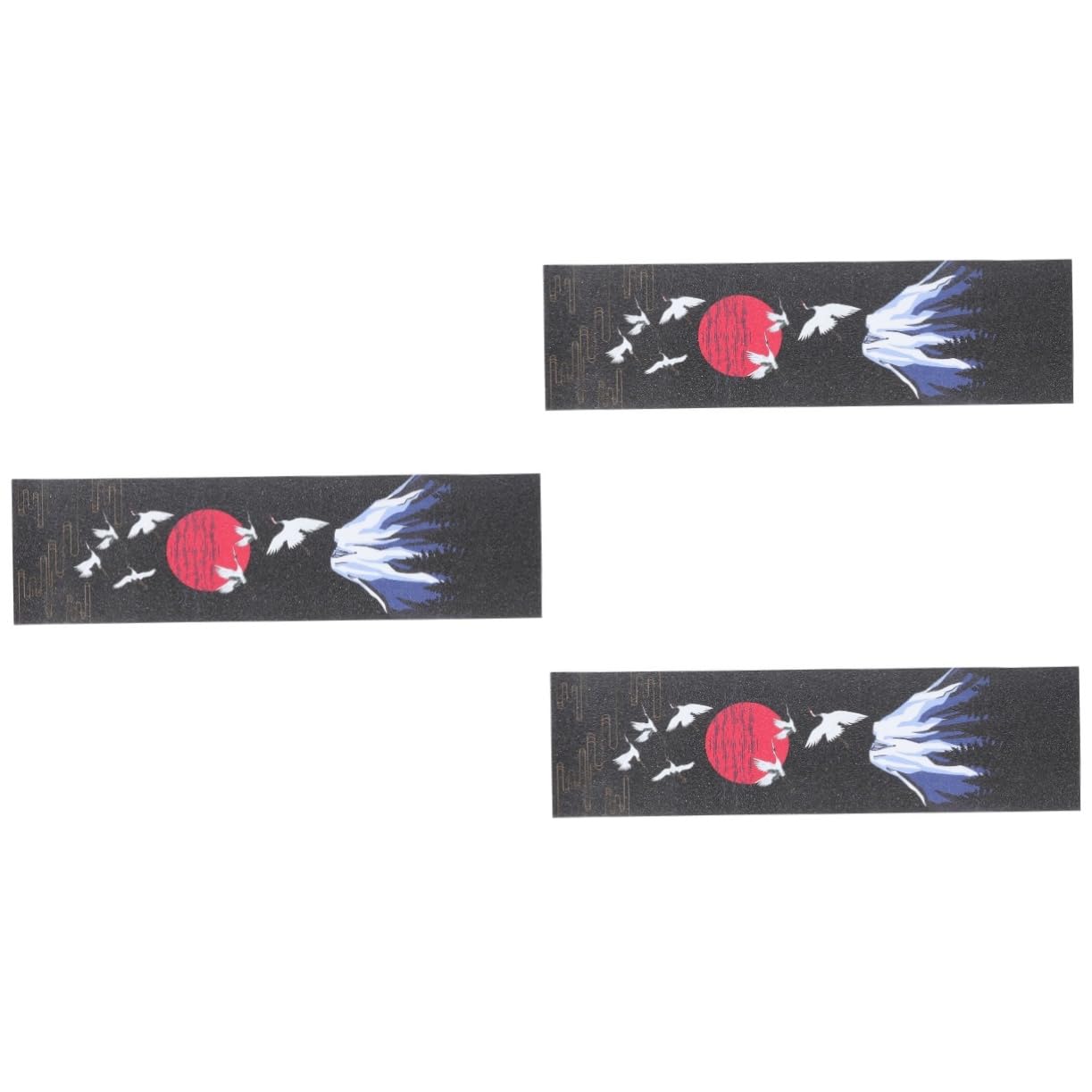 Milisten 3piezas Lija Adhesiva Antideslizante Para Skateboard y Patinete Resistente Al Desgaste Para Decoración y Protección Fácil Instalación y Desmontaje Compatible Monopatines y