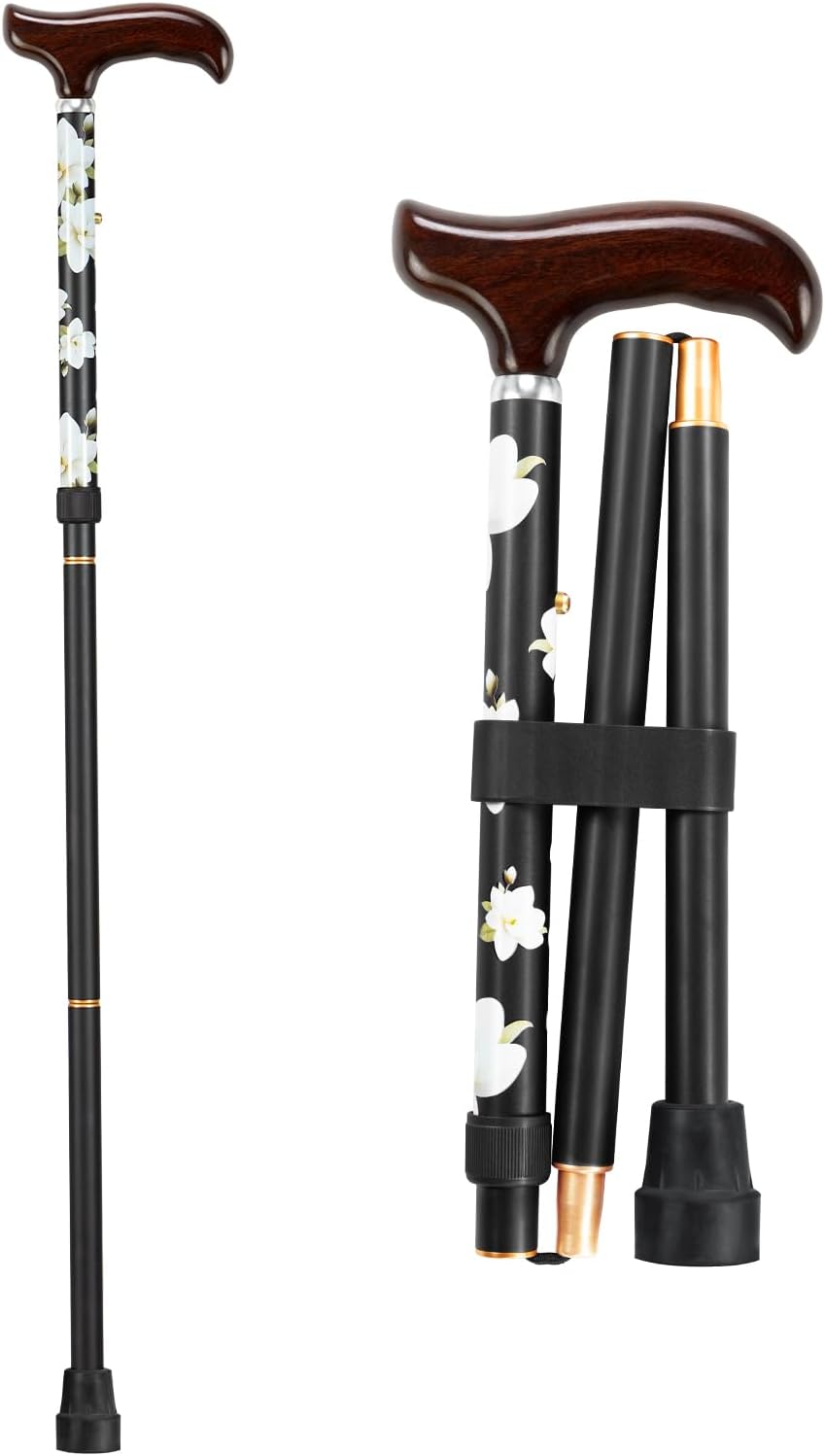 Stylish Foldable Walking Cane – Pattern...