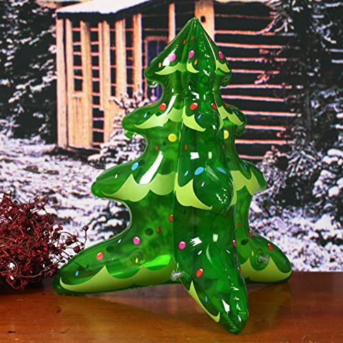 YQYAZL 2PCS Christmas Inflatables Tree Decorations, Inflatable Xmas Tree Blow Up Decoration for Indoor/Outdoor Use - Image 2