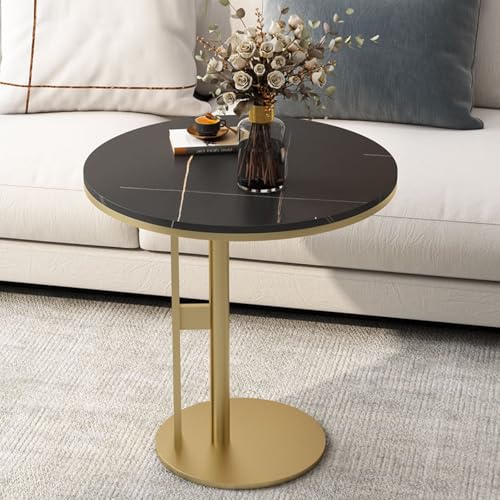 Petite table d'extrémité en roche, meuble d'angle de salon - 5