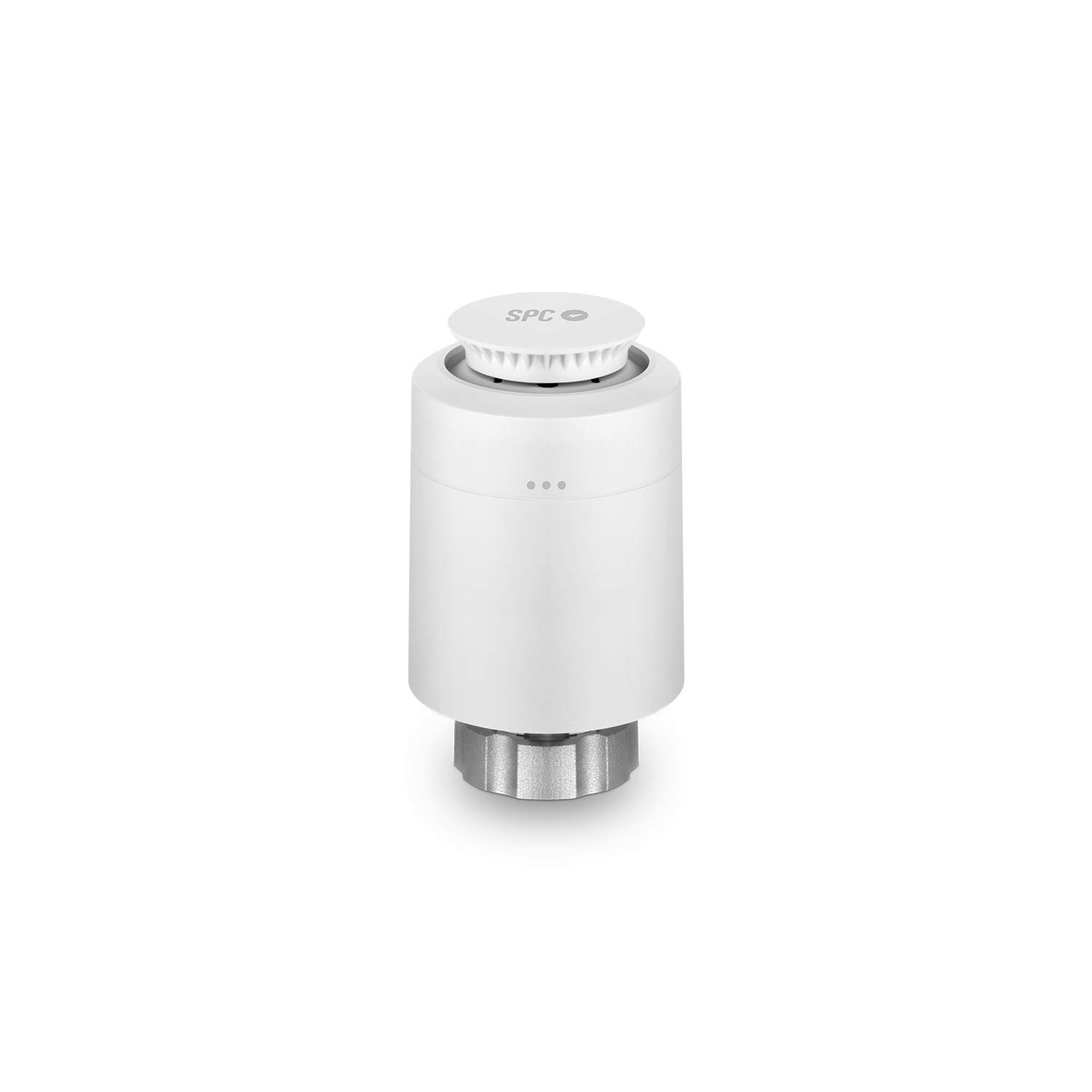 SPC Vesta Valve – Cabezal termostático Inteligente radiador con tecnología Zigbee para programar calefacción (Manual o por aplicación), Compatible con Alexa & Google – Necesita SPC Vesta Starter Kit