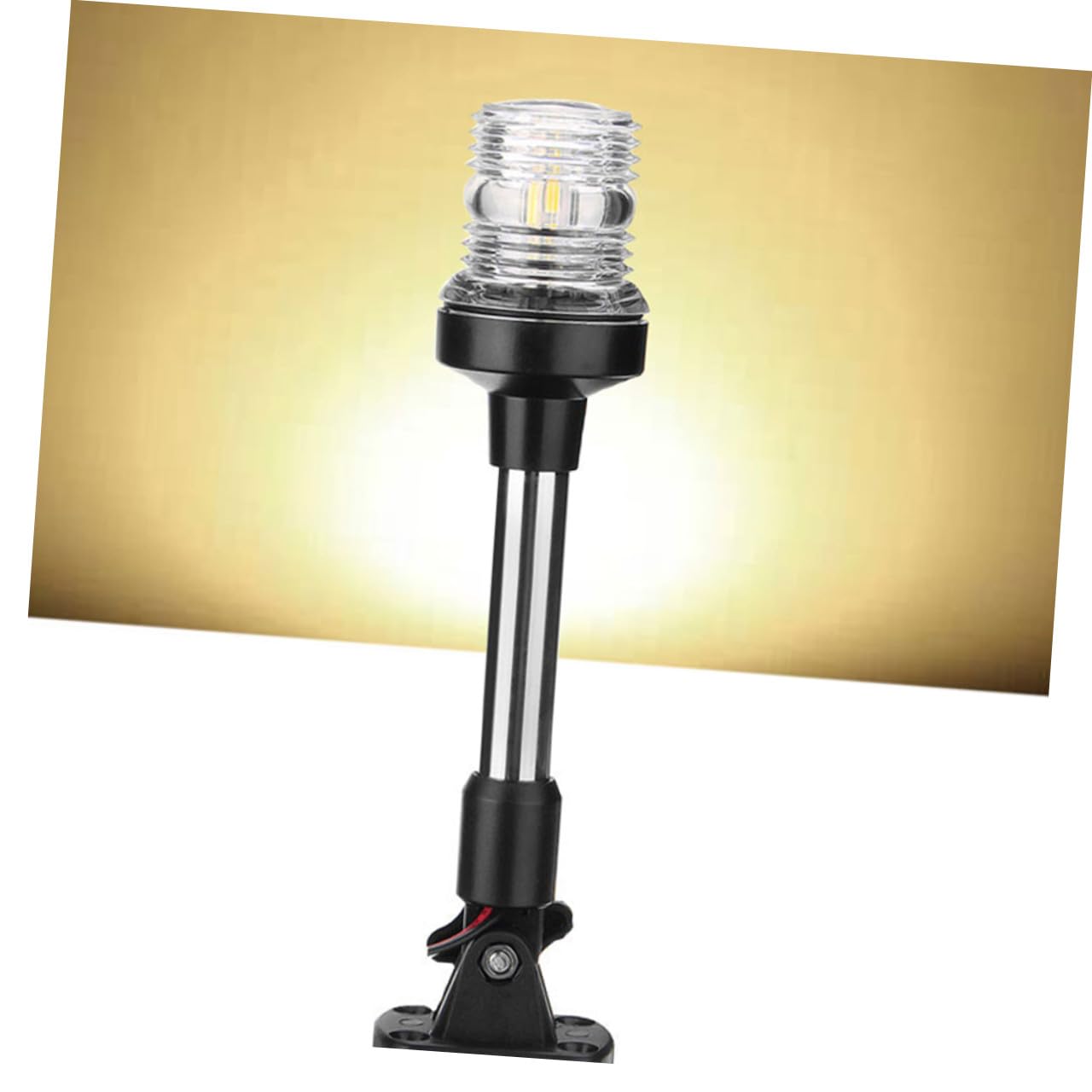 Luce di Navigazione LED per Yacht e Barca 12v Dc Bianco 4000-4500k Design Ribaltabile in Acrilico e Lega di Alluminio per Uso Marittimo di Pesca