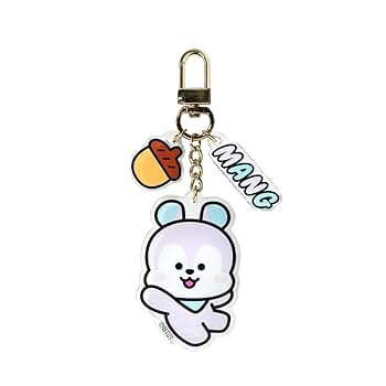 BT21 つながるアクリルチャーム　バレンタイン　アクスタ　テディベア　コンプ BT21 つながるアクリルチャームバレンタインアクスタテディベア