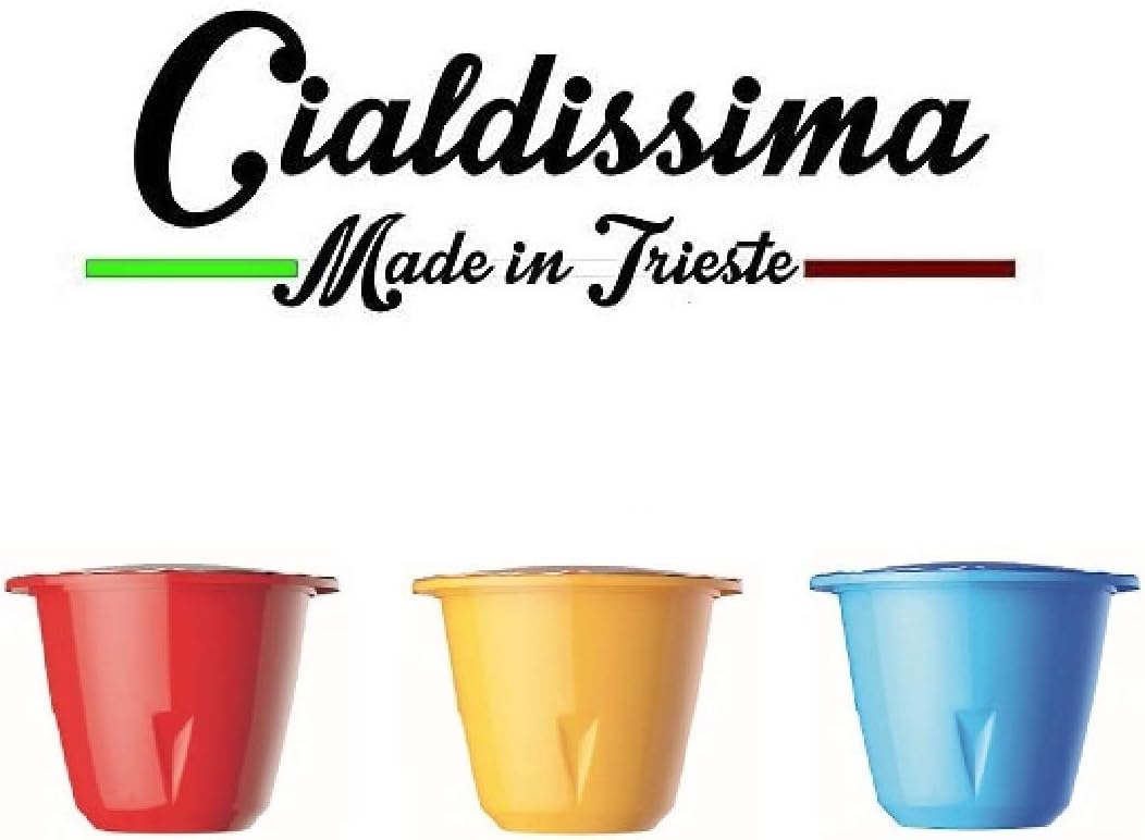 cialdissima 100 NESPRESSO COMPATIBLE CAPSULES ! ITALIAN ESPRESSO COFFEE ! THREE DIFFERENT BLENDS !