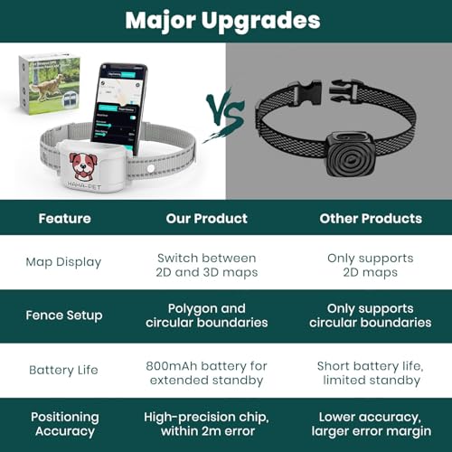 Dog Wearing GPS Fence Collar Outdoors