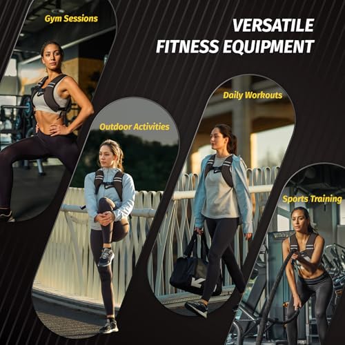 Image of ZELUS Weighted Vest, Washable Z-Fit Soft Iron Weighted Vest for Women and Men, 5 /10 /15 lb Weight Vest with Reflective Strips & Adjustable Straps, Ultra Thin Weight Vest for Gym Strength Training