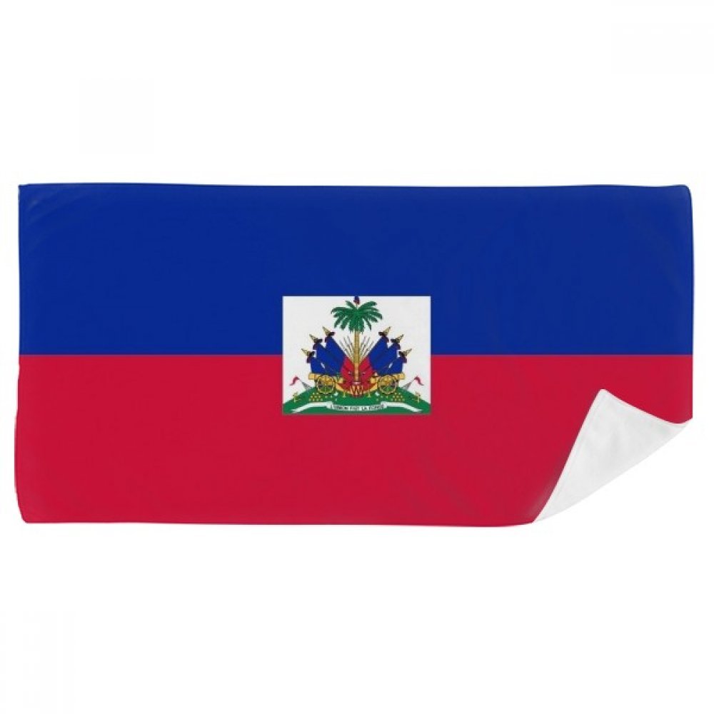 Serviette de bain Haïti 35x70cm multicolore en tissu doux