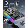 Honghao Controller Charger for PS5/PS5 Slim/Pro: PS5 Cooling Fan and Controller Charger Station, PS5/PS5 Slim Stand Accessories Vertical Charging Dock Stand for PlayStation 5 (Black)