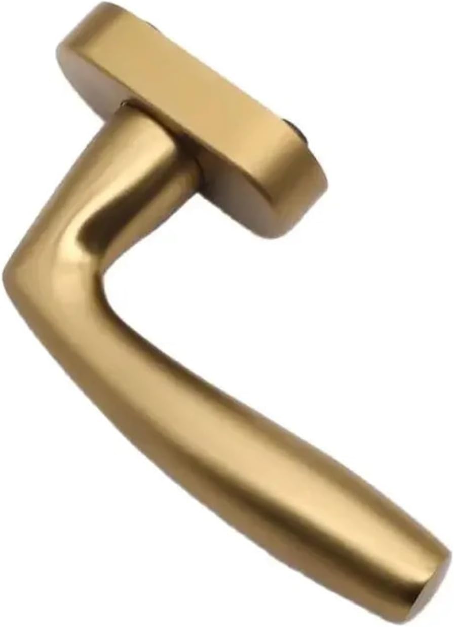 Window Locking Handle 4 Pcs Square Window Handle Aluminum Alloy Door Window Handle Window Locking Handle(Gold)